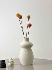 波西米亚花瓶家居装饰，北欧简约风格圆形现代花瓶，适用于搁板，美观的甜甜圈波西米亚客厅时尚花瓶，入口桌圣诞装饰礼物 - 彩色 - 查看 14