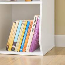 SoBuy KMB55-W, Children Kids Bookcase Book Shelf Toy Shelf Storage Display Shelf With 8 Storage Compartments - KMB120-W - 查看 5