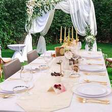 1 Set Of 25pcs Platinum Round Ceramic Cake And Dessert Plates, Including (7.5"/10.25" Side Plates) And Premium Fruit Salad Bowls, Reusable And Easy To Clean. Suitable For Weddings, Valentine's Day, Birthdays And Holiday Gatherings