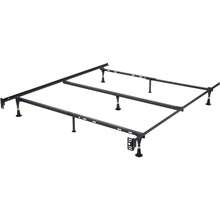 Khome Marco de Cama de Metal Ajustable de Patas (, Full, Full XL, Twin, Twin XL) con Barra de Apoyo Central - 1 - Ver 5