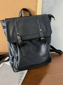 2025 Wasteland Style Rucksack Hochwertiger Vielseitiger Reiserucksack Retro Große Kapazität College Style Pendler Tasche Einzelschultertasche Handtasche Baguette Tasche Umhängetasche Tragetasche - Schwarz - Übersicht 10