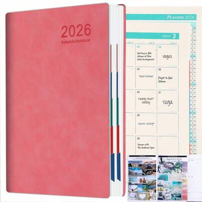 BOBO RABBIT 2026 Maximizar la eficiencia: Planificador y diario diario - 320 páginas de gestión del tiempo y 365 listas de control de autodisciplina y plan diario, ¡el regalo perfecto para el Año Nuevo!, Útiles escolares, Vuelta al cole