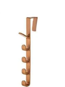 1pc Bedroom Door Hanger Rack, Dormitory Wardrobe Hook For Hanging Clothes, Bags, Hats, Wall-Mounted Plastic Storage Organizer, Multi-Function Home Decor Accessory, Adhesive Hooks, Towel Hanger Rack, Bedroom Wall Decor, Hangers, Hooks, Hanger, Back To School, Shelves, Organization And Storage, Key Holder, Key Holder Wall, Key Hanger, Sticker Hook, Door Hanger, Room Decor Bedroom, Kitchen Accessories No-Drill