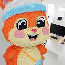 6012 块经典松鼠 DIY 模型积木，专为青少年和成人设计的创意益智积木，成人益智玩具，家居装饰，生日礼物，圣诞礼物 - 彩色 - 查看 6