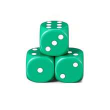 CheerCurve 3pcs, 30mm Party Theme Dice Large Opaque Jumbo Acrylic D6 Dice For Party, Craps, Table Games And Board Games - Multicolor - View 9