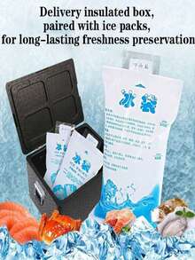 1/3/5pcs Refillable Ice Packs, Suitable For Express Delivery, Designed For Reusable, Sports Cooling, Beverage Cooling, Non-Food Contact, Absorbent, Can Be Used For Refrigeration, Storage And Cooling. - Multicolor - View 2