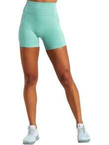 Sujetador Deportivo Sin Costuras para Mujeres Entrenamiento Yoga Red Gimnasio - Verde - Ver 4