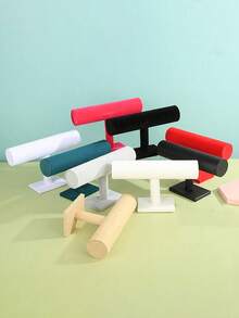 3-Layer/2-Layer/1-Layer/Vertical Jewelry Storage Display Rack, Bracelet Necklace Earring Storage Rack, Velvet Jewelry Display Rack, Single-Layer Bracelet Storage Rack, Headband Necklace Watch Bracelet Display Rack, 1-Piece Home Bracelet Storage Rack Jewelry Store Display Rack, 3-Layer Detachable