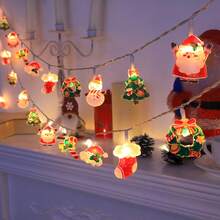 Luces de hadas de Navidad lindas con LED - Alimentadas por batería (baterías no incluidas), 10 LED/20 LED con múltiples diseños para regalos de Navidad, decoración interior, dormitorio y decoración de árbol