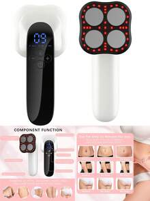 YTWO 2026款减肥按摩器，无线电动燃脂仪，42℃恒温按摩器，家用塑形美容仪，瘦身美容仪 - 彩色 - 查看 2