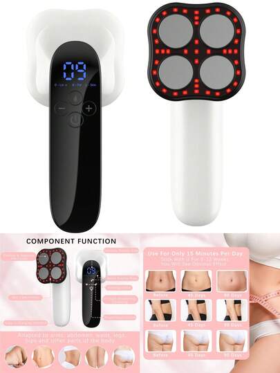 YTWO Máy mát-xa giảm cân bán chạy nhất năm 2026, thiết bị mát-xa định hình, dụng cụ đốt mỡ điện không dây, thiết bị mát-xa nhiệt độ ổn định 42°C, dụng cụ làm đẹp định hình cơ thể tại nhà, dụng cụ phân giải mỡ, dụng cụ làm thon gọn, pin 1200mAh, thời gian chờ 90 phút sau khi sạc đầy, máy mát-xa cầm tay đa chức năng chuyên nghiệp phù hợp cho bụng, eo, tay, chân, mông - Món quà tốt nhất cho nam và nữ