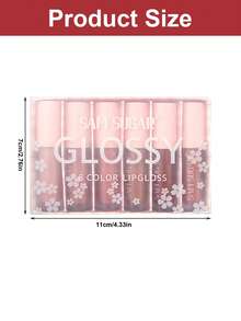 Matte Lip Gloss Set, Smudge-Proof, Velvety Matte Finish, Non-Sticky, Cup-Shaped Velvet Matte Lipstick, Lip Gloss - Multicolor - View 7