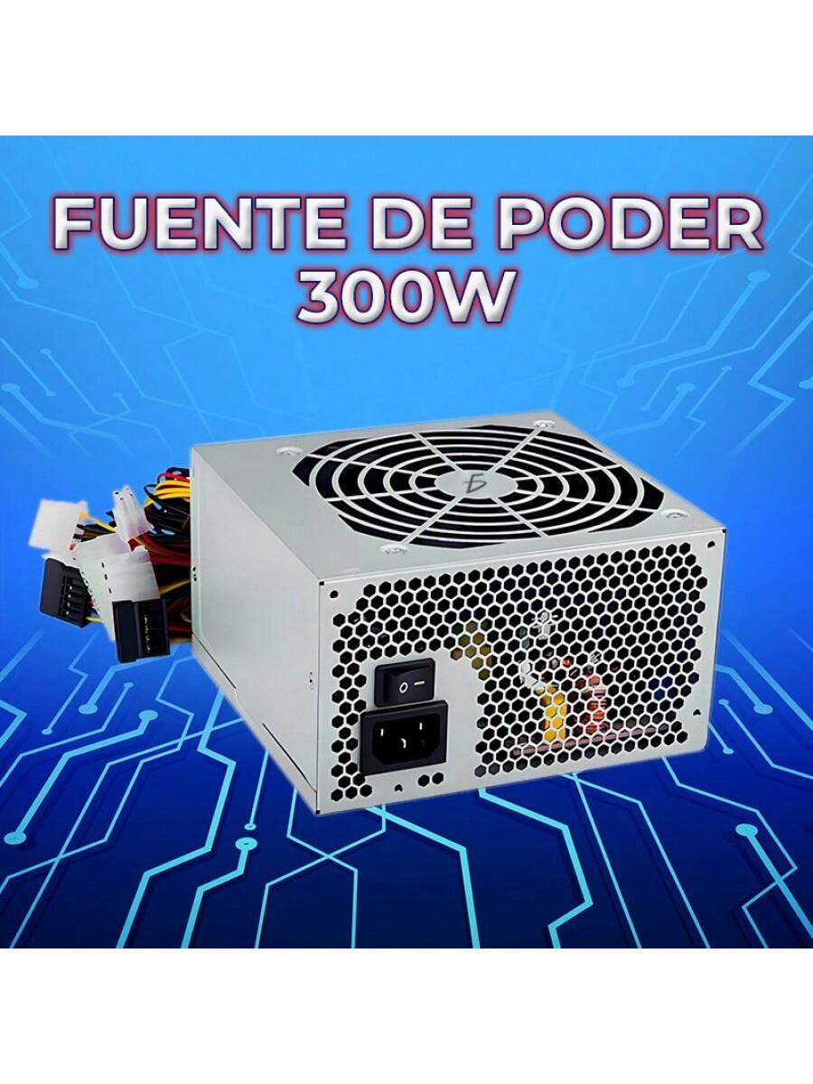 Fuente de alimentación PC Ele - Gate con ventilador - 300W