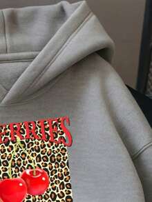 1 Pieza Sudadera Hoodie casual, básica, deportiva y cómoda con forro térmico para ser calida con Capucha y bolsillo de canguro de hombros caídos con cordón ajustable lisa unicolor en varios colores solidos cómoda para salir con los amigos o estar en casa esta navidad, época de frio, otoño o primavera - Gris - Ver 3