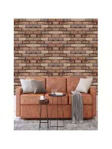 10 pezzi di adesivi murali 3D impermeabili in PVC con motivo a mattoni, di due diversi materiali (normale e spesso), adesivi murali rimovibili per decorazione artistica fai-da-te, decorazione murale interna per soggiorno, camera da letto, sala da pranzo, bagno, ecc.