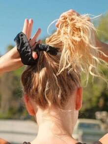 Multi-Functional Hair Accessory Pouch, Velvet Hair Ring With Hidden Pocket, Storage Organizer For Money & Small Items, Zippered Elastic Headband With Secret Compartment For Keys