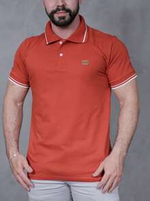 Men's 100% Cotton Summer Stylish Shirt - Terracotta - Xem 1