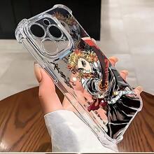 Una funda de teléfono creativa simple y personalizada con protección contra golpes y caídas, adecuada para  17/17 Pro/17 Pro Max/17 Air/ 16/16 Pro/16 Pro Max/16 Plus/ 15/15 Pro Max/15 Pro/15 Plus/ 14/14 Pro/14 Plus/14 Pro Max/ 13/13 Pro/13 Pro Max/12/12 Pro/12 Pro Max/11/11 Pro/11 Pro Max/XR/X/XS/XS Max Funda de teléfono Anime Killer - máscara de gas transparente y suave, funda de animal lindo, funda de carga inalámbrica, materiales de alta calidad, adecuada para jóvenes y entusiastas de la tecnología - Transparente 846 - Ver 8