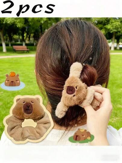 Bandeau mignon pour femme avec pince à cheveux en forme de Capybara. Il peut protéger vos cheveux de l'humidité lors du lavage du visage. [Occasions appropriées] Excellente idée pour le jeu de rôle. Si mignon et beau - parfait pour le lavage de visage quotidien, les fêtes amusantes, les rendez-vous, Thanksgiving, Noël, les anniversaires, les accessoires photo, les déguisements, les événements, les fêtes, la photographie, les soirées costumées, etc. Accessoires pour cheveux pour la rentrée scolaire