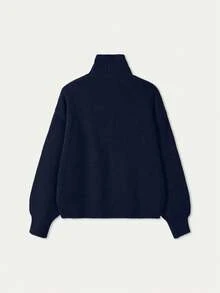 FOR BEAUTY Women's Lightweight Turtleneck Sweater, Slim Fit Ribbed Long Sleeve Thin Knit Pullover, Casual Commute Classic Top - Baolan - View 6