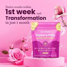 Free Shipping - Slippery Kitty Feminine Probiotic + Moisture Gummies - All In One Solution With Slippery Elm 60 Count Pineapple Flavor, For Women, Daily Care - Quả dứa - Xem 4