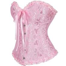 Corset Corset Floral Waist Shaping Belt - Baby Pink - View 2