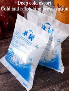 1/3/5pcs Refillable Ice Packs, Suitable For Express Delivery, Designed For Reusable, Sports Cooling, Beverage Cooling, Non-Food Contact, Absorbent, Can Be Used For Refrigeration, Storage And Cooling. - Multicolor - View 7