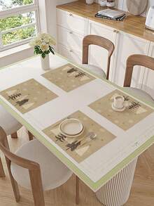 1 pezzo Centrotavola decorativo natalizio, Centrotavola in stile lino natalizio, 1 pezzo Centrotavola, 4 pezzi Tovagliette, 1 pezzo Federa per cuscino, 3 prodotti disponibili, Decorazione natalizia per la casa per feste interne/esterne, Decorazione natalizia per la casa, Decorazione natalizia, Decorazione natalizia per la stanza, Articoli per feste natalizie