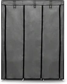 Andromeda Inc Closet para Ropa Armario Minimalista, Organizador de Ropa, Resistente y portátil, excelente Calidad (Azul) - GRIS - Ver 5