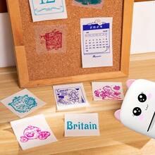 T02 Mini ThermalSticker Paper- Colorful Text Transparent Printing Paper,Compatible With Phomemo M02/M02X/M02L Label Printer For Photo/Note/DIY/Memo,3 Rolls,53mm,Blue,Pink,Green For Christmas Gift Sticker - Multicolor - View 3