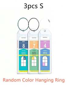 Clear Cruise Luggage Tag Set With Ring, Durable PVC, Perfect For Royal Caribbean And Celebrity Cruises - A Must-Have Accessory For Travel Enthusiasts, Cruise Travel Accessories,Cruise Clear Luggage Tag Bags With Loop Cruise Essentials Royal Caribbean Cruises And Celebrity Cruises Luggage Tag