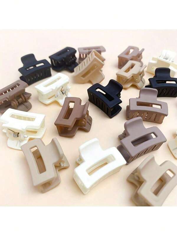 10/Pcs Mixed Colors Random Pack Classic Simple Hairpin, ABS Material, Invalid,, Girls Daily Party Wear, Cute Princess Hair Accessories