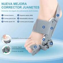 ECLATUE Cor de Juanetes para Mujeres y ores parador de Dedos Pies para allux Valgus Ajuste Multiangulo Acion  Dedo Pie Correccion allux Valgus Apto para Todos Los Tamaños - como en la foto - Ver 5