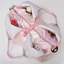 Bolsa Chique de Ioga e Fitness para Mulheres - Bolsa de Viagem Espaçosa e Resistente à Água de Poliéster com Fechamento de Zíper para Viagens Curtas e Aventuras ao Ar Livre