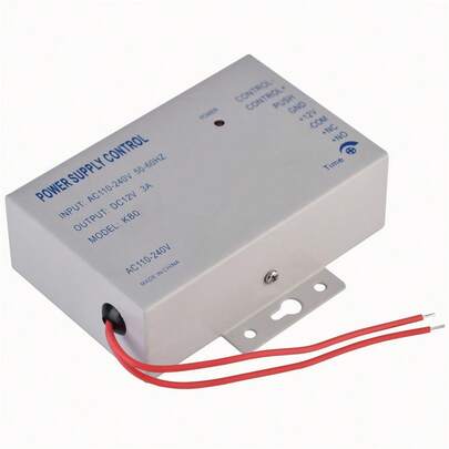 Input AC110V‑240V Output DC 12V 3A 30W Power Supply Controller for Door Access Control System