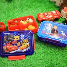 Disney Frozen Series Lunch Boxes,  Princess Stainless Steel Material Lunch Boxes, Pink And Blue Cute Cartoon Pattern Lunch Boxes, Suitable For Camping Lunch Boxes, Office, Gift Giving, Christmas, Valentine's Day, And New Year Gifts - Multicolor - View 4