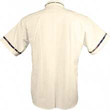 Men's Short Sleeve Mexican Guayabera Shirts Made In Mexico, Multiple Colorshalloween - 奶油 - 查看 7