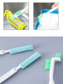 Multi-Purpose Kitchen Cleaning Brushes - Baby Bottle & Milk Cup Spiral Brush Set, Manual, No Electricity Required, Ideal For Home Use, Sink Gap Cleaning Small Brush, Kitchen Long Handle Cleaning Brush, Household Kitchen Insulation Cup Lid Gap Cleaning Brush, Groove Decontamination Washing Pacifier Cup Brush Set, Bottle And Baby Bottle Decontamination Cup Brush Set,