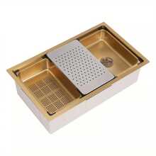 YUNRUX Kitchen Sinks - Gold - View 6