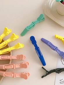 5pcs Crocodile Hair Clips Salon Styling Sectioning Accessories Set, Hair Styling Clips, Crocodile Clips And Alligator Hair Clips, Suitable For Salon, Perming And Perming Tools Casual, Women Hair Clips - Wide Tooth And Double Hinge Design - Crocodile Shaped Sectioning Clips Professional Hair Salon Clips, Non-Slip Hair Clips, Salon Sectioning Hair Clips,Hair,Barber,Hair Tools,Hair Products,Hair Accessories,Edge Brush,Styling Brush,Barber Accessories,Travel,Hair Dryer,Hair Stuff,Hair Spray,Hair Accessories,Curly Hair Products,Hairdressing Equipment,Accessories,Hair Cutting Scissors,Christmas,Barbershop,Barber Accessories,Hair Accessories,Hairdressing