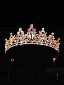 1 pieza Diadema de princesa con strass de lujo para niñas - Multicolor - Ver 6