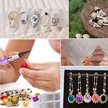 50米/100米金/银金属线，适用于手链项链DIY，不褪色，串珠线，珠宝线，手工制作