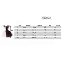 Costume da clown horror per bambini, vestito da ragazza per Halloween, costume da clown per giochi di ruolo, gonna da balletto (3-12 anni)