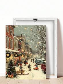 1 tấm áp phích nghệ thuật vải canvas cảnh thị trấn Giáng sinh cổ điển, nghệ thuật treo tường Giáng sinh, trang trí phòng ngủ, trang trí phòng khách, trang trí văn phòng, trang trí tường phòng ăn, trang trí nhà bếp, phòng học, hành lang, trang trí ký túc xá, trang trí phòng tắm, quà tặng lý tưởng cho bạn bè, nghệ thuật treo tường, trang trí tường, trang trí nhà cửa, trang trí phòng, nghệ thuật treo tường bằng vải canvas, áp phích, nghệ thuật treo tường có khung, khung tùy chọn - Nhiều màu - Xem 9