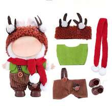 LOVEBU Doll Clothes Suitable For LOVEBU Dolls Generation 1-3, Christmas Doll Outfit Set