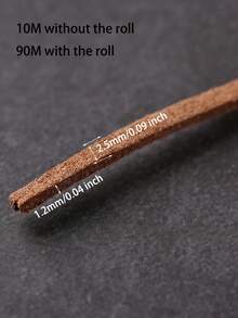 10m/Roll 2.5mm Faux Suede Cord, Handmade Rope, Bracelet DIY Jewelry Accessory String - Multicolor - View 2