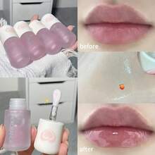 HER ORANGE HERORANGE Crystal Transparent Lip Oil - Dưỡng ẩm lâu trôi, chống bong tróc, chống thấm nước, chống mồ hôi, làm mờ các nếp nhăn trên môi, tạo hiệu ứng môi căng mọng như thủy tinh, dễ thoa. Phù hợp cho cả nam và nữ, học sinh, hoạt động ngoài trời, mọi mùa, mọi dịp. Chăm sóc môi đẹp. - Nhiều màu - Xem 11
