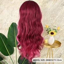 13X4 Free Part Black Green Highlights Body Wave Lace Front Wigs Pre Plucked Soft Long Wavy Hair Wigs Heat Resistant Wave Wigs Glueless Christmas Wig Long Wavy Synthetic Lace Front Wigs For Women Perfect For Daily Wear & Parties - Highlight - 查看 8