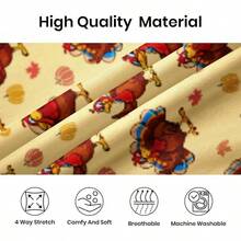 Mens Pajama Pants, Soft Lounge Sleep Pants With Pockets Lightweight Long Pajama Bottoms For Menhalloween - 火雞 - 查看 6
