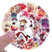 60 张贴纸，用于装饰文具、杯子、手提箱、滑板、吉他、DIY 剪贴簿材料 - 彩色 - 查看 5